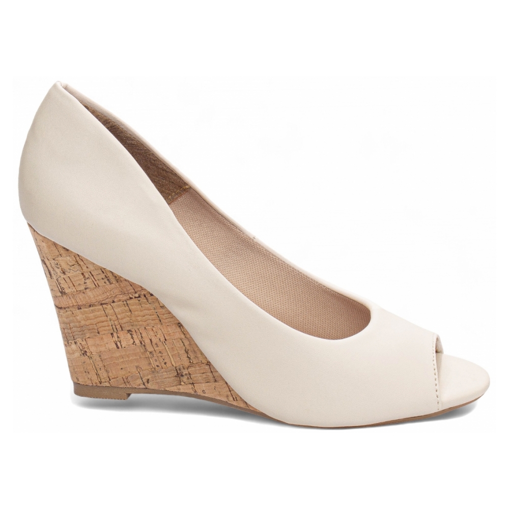Anabela Plataforma Off White
