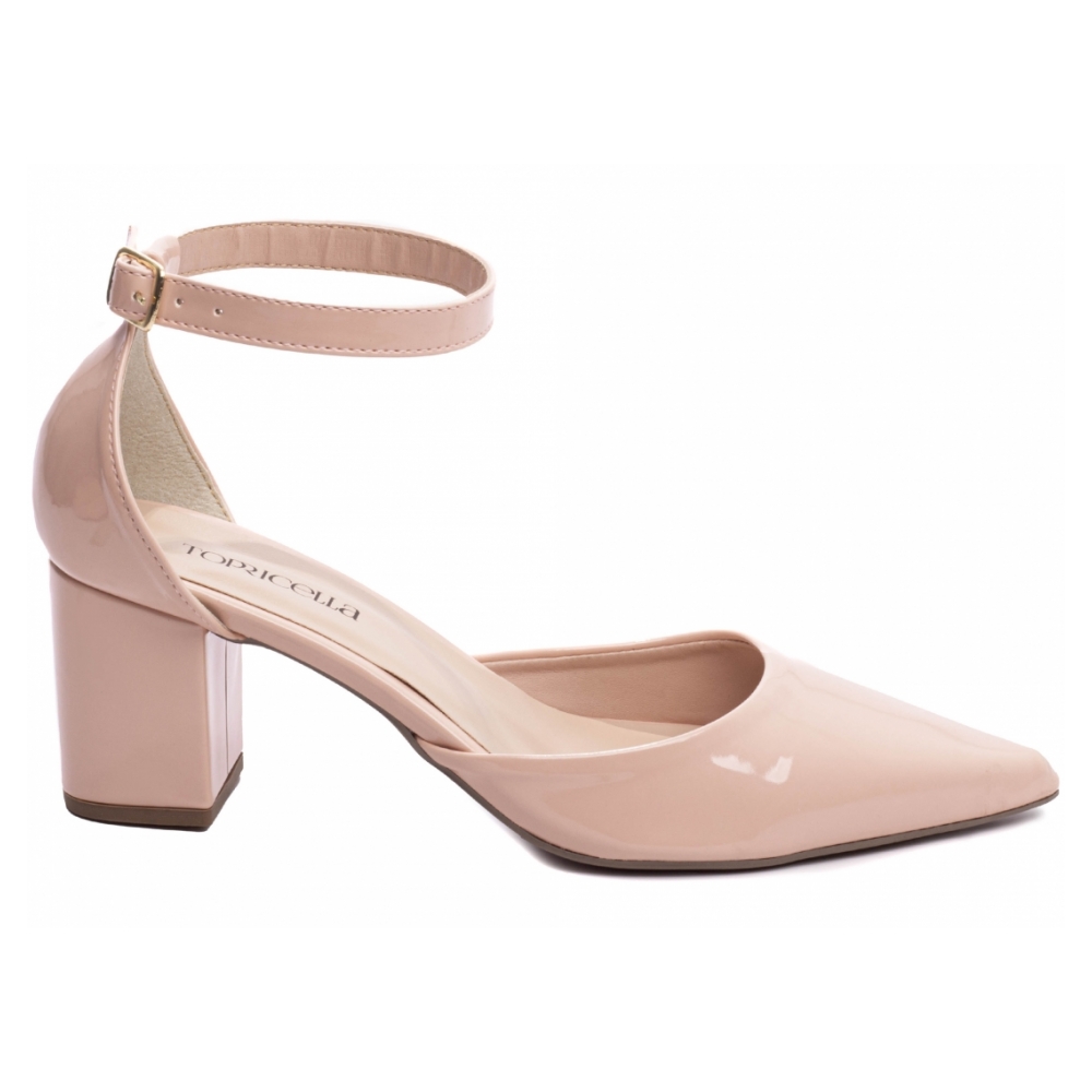Sapato Scarpin Rose Bico Fino Tanoleira