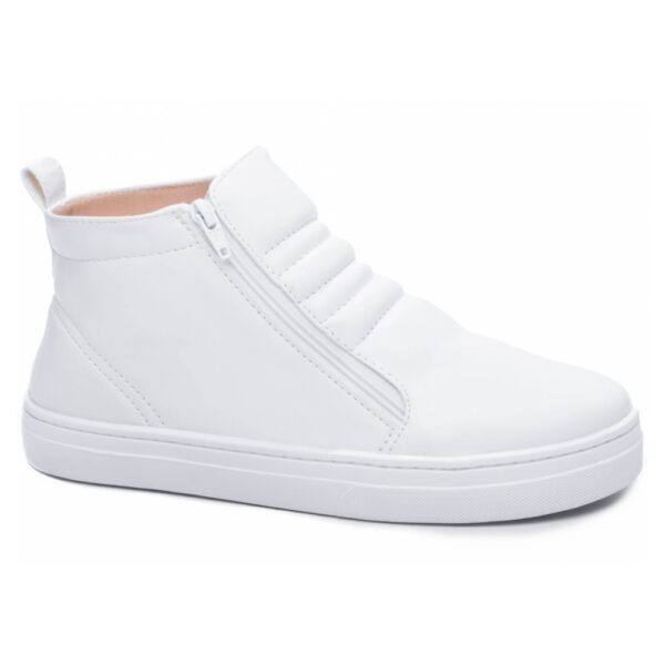 Tênis Feminino Branco Sem Cadarço