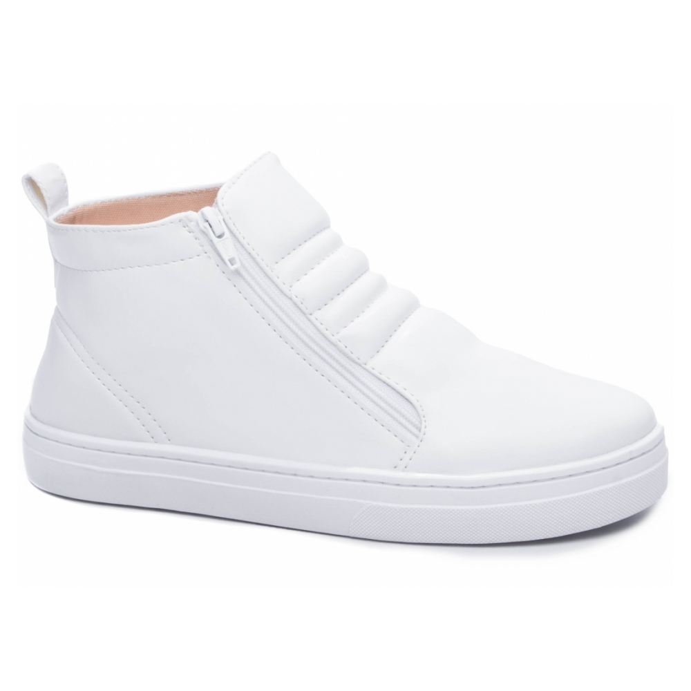 Tênis Feminino Branco Sem Cadarço