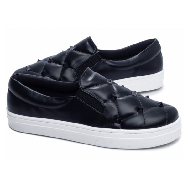 Tênis Feminino Preto com Spikes - Imagem 4