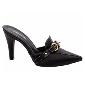 Sapato Scarpin Mule Preto