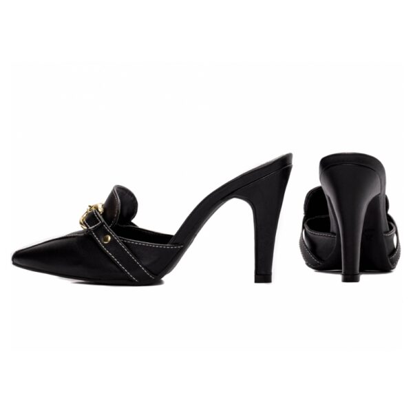 Sapato Scarpin Mule Preto - Imagem 2
