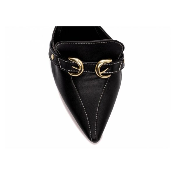 Sapato Scarpin Mule Preto - Imagem 4