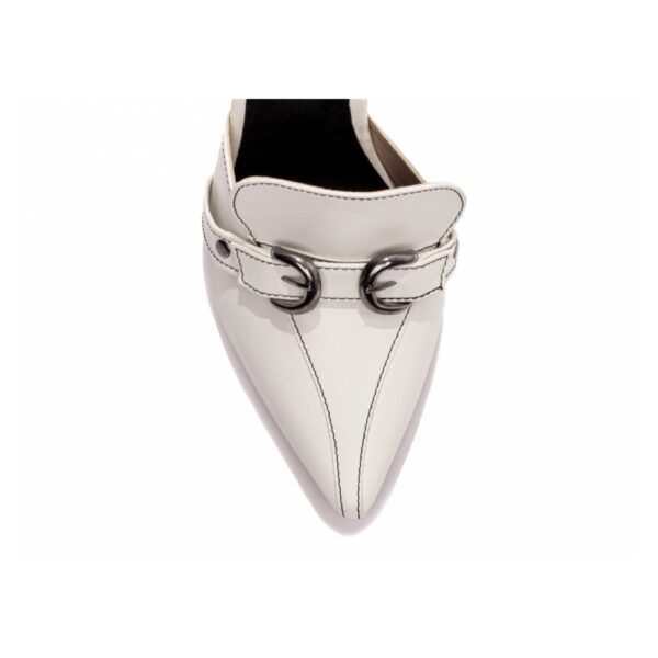 Sapato Scarpin Mule Off White - Imagem 4