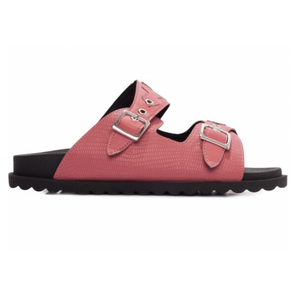 Sandália Papete Birken Rosa com Fivela - Imagem 3
