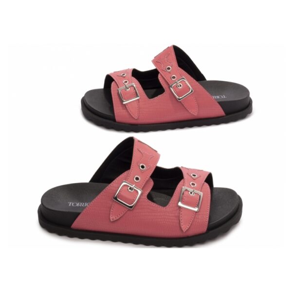 Sandália Papete Birken Rosa com Fivela - Imagem 4