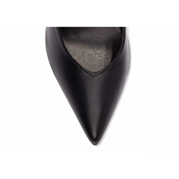 Sapato Scarpin  Preto Fivela de Ajuste Salto 12 - Imagem 4