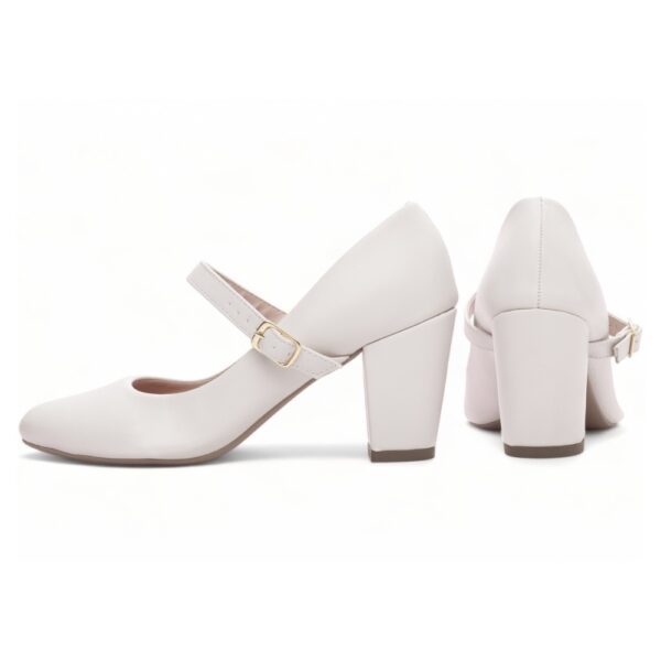 Sapato Boneca Mary Jane Off White - Imagem 2