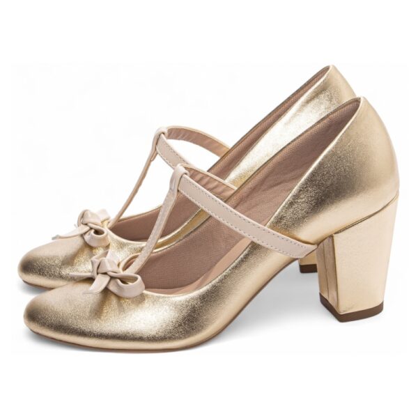 Sapato Boneca Mary Jane Verniz Off White - Imagem 3