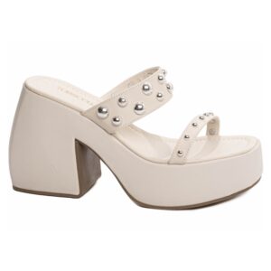 Tamanco Anabela Off White