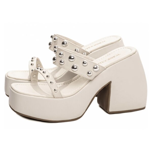 Tamanco Anabela Off White - Imagem 2