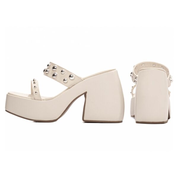 Tamanco Anabela Off White - Imagem 5