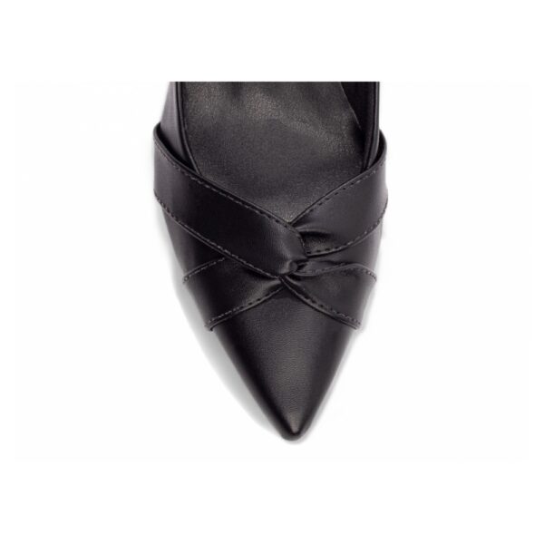 Sapato Scarpin Preto com Tiras em nó - Imagem 6