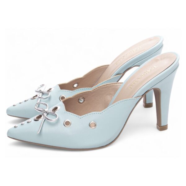 Scarpin Mule Azul - Imagem 3