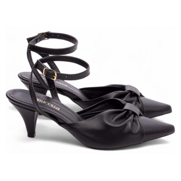 Scarpin Preto Salto Fino 6 cm - Imagem 4