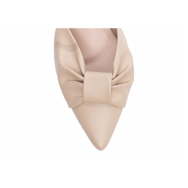 Scarpin Bege Salto Fino 6 cm - Imagem 6