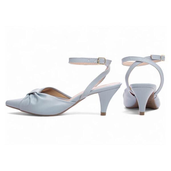 Scarpin Azul Salto Fino 6 cm - Imagem 2