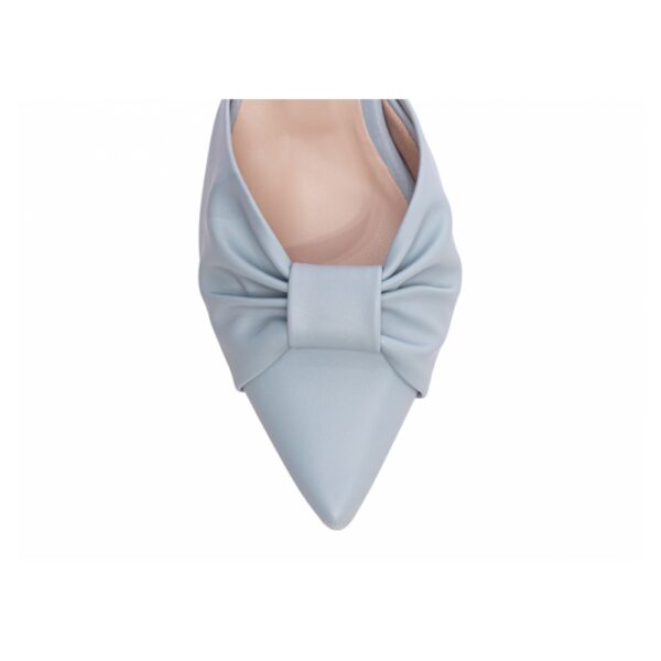 Scarpin Azul Salto Fino 6 cm - Imagem 6