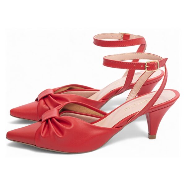 Scarpin Vermelho Salto Fino 6 cm - Imagem 3